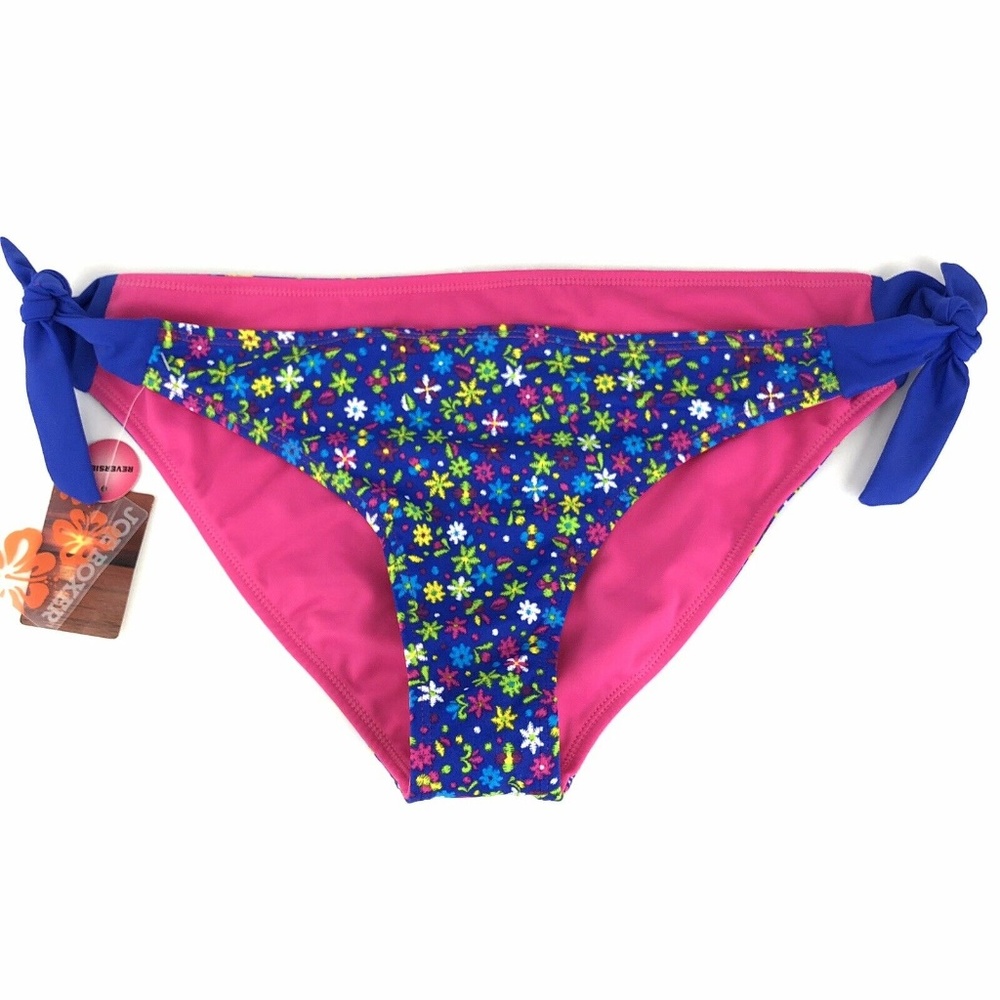 Joe Boxer Reversible Side Tie Bikini Bottoms Sz XL